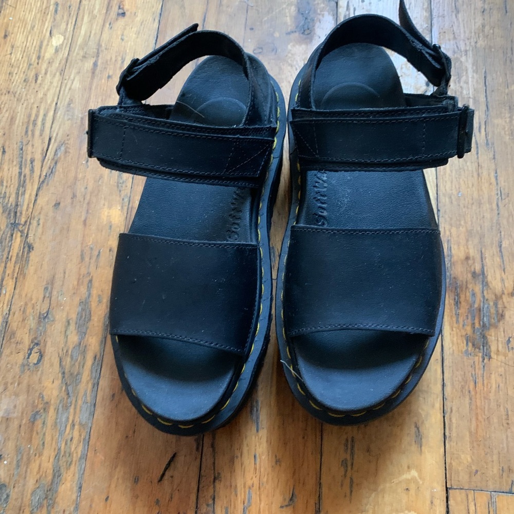 COPY - Black Dr. Martens Voss Quad Platform Sandal